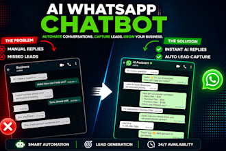 build a whatsapp ai chatbot for lead generation and automation
