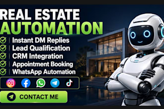 build manychat real estate chatbot for lead generation on instagram and whatsapp