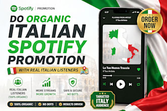 do spotify music promotion in italy