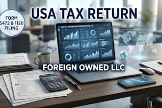 do USA tax return for foriegn owned llc 5472 and 1120