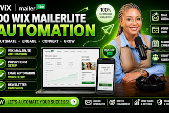 do wix mailerlite automation, popup form, email automation, newsletter campaign