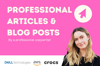 write your blog posts and articles