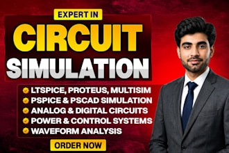do circuit simulation in ltspice, proteus, multisim, pspice, pscad