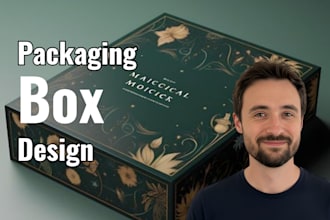 design packaging box design, herbal product box , luxury rigid box design