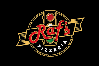 design deli 1889 pizzeria restaurant food logo