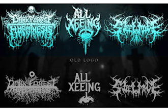upgrade your metal band logo with unique redesign