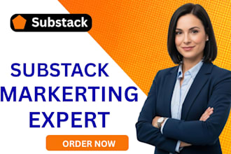 setup substack account, design substack newsletter, manage substack post