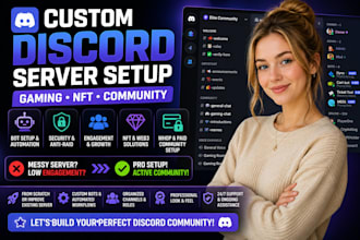 custom discord server emote gaming nft whop discord community automation setup