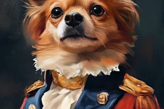 paint stunning pet portrait