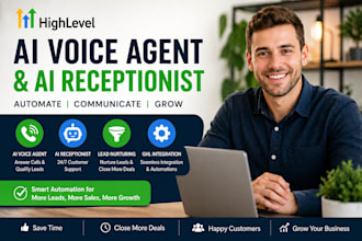 setup ghl voice agent ai receptionist and gohighlevel automation