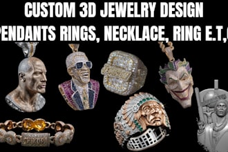 3d jewelry design jewelry sketch design pendant 3d ring bracelets, rhino, matrix