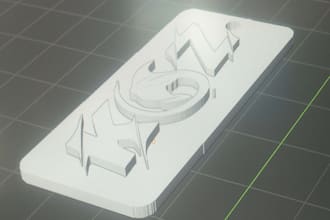 creates simple custom 3d designs and keychains