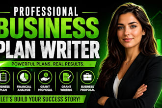 craft a professional business plan for funding