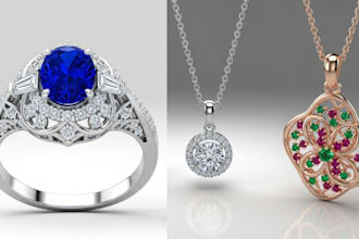 design jewelry design, rings, necklaces in 3d cad, jewelry rendering, pendant