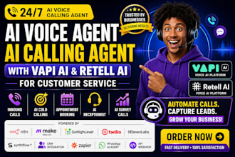 do ai voice agent ai calling agent with vapi ai retell ai for customer service