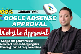 get your google adsense approval and fix all website issues for for approval