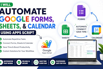 automate google forms, sheets, and calendar using apps script
