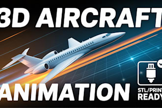 create 3d printable airplane model, aircraft, rc plane, jet, and drone stl files