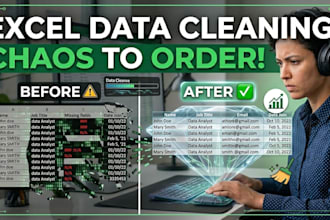 clean, format,marge,split excel data