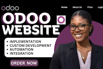 implement, develop and customize odoo erp, setup odoo website ecommerce store