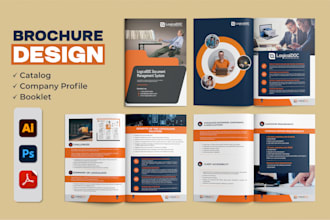 design professional brochure, catalog and company profile