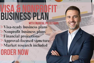 develop a visa immigration e2 eb2 niw or nonprofit business plan