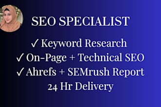 be your SEO specialist for keyword research and on page
