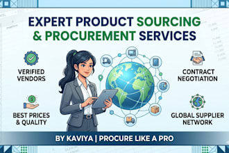 do expert product sourcing and vendir management