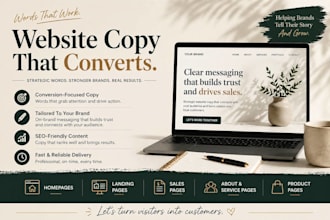 write website copy that converts visitors into customers