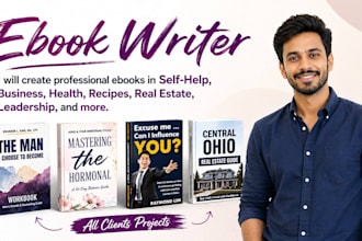 design and write ebook pdf for you