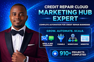 setup credit repair cloud marketing hub CRM and automation