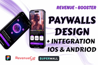 design high converting paywall integrate revenuecat superwall for mobile apps