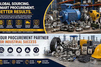 handle industrial sourcing procurement and logistics