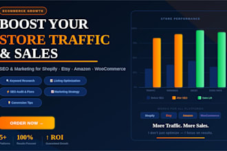 do a full ecommerce SEO audit and optimize your shopify or woocommerce store