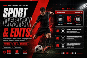 do sport flyer soccer banner graphics social media post design fitness poster