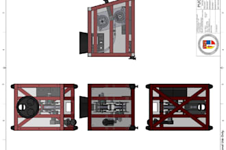 create 3d cad models and technical drawings in solidworks or creo
