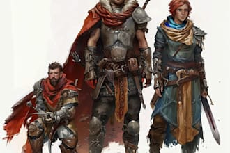 dnd character art and dnd character art