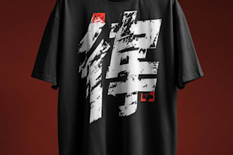 make merchandise design for band or musician