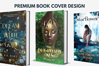 design KDP book cover for memoir journal fantasy poetry self help children book