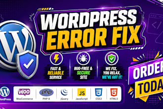 fix wordpress bugs, white screen, and critical errors