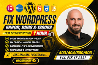 fix wordpress issues, fix wordpress errors, wordpress bug fix wordpress website