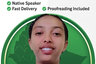 do professional english to amharic translation