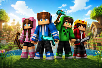 create custom minecraft builds and worlds