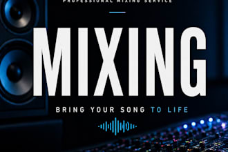 mix you record and deliver a radio ready release