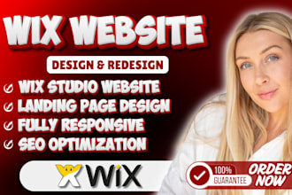 build wix studio website wix website redesign wix studio wix landing page design