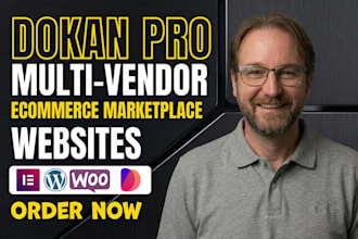 build a multi vendor marketplace website, ecommerce website using dokan or wcfm