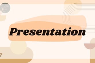 design modern presentation slides for business and students