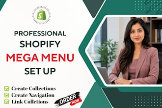 create shopify mega menu and customize theme navigation