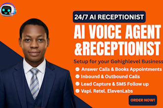 setup voice ai agent gohighlevel ai receptionist ghl ai agent manus ai vapi ai