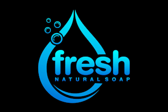 create a clean and minimal cleaning service logo